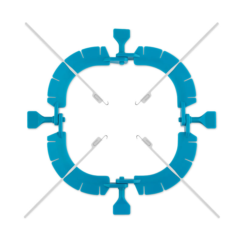 Lone Star Ring Retractor til bløddelskirurgi, inkl. elastikkroge 1